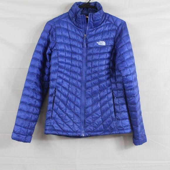 The North Face Jacket Womens Small ThermoBall Full Zip Quilted Insulated Puffer - Picture 1 of 12